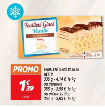 Netto Feuilleté glacé vanille netto offre