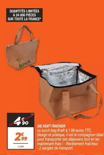 Sac kraft fraicheur