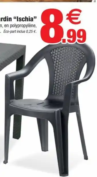 Bazarland La chaise de jardin Ischia offre