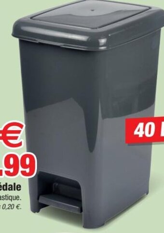 Bazarland Poubelle à pédale offre