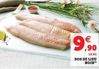 Hyper U Dos de lieu noir offre