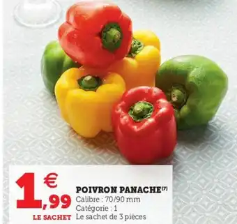 Hyper U Poivron panache offre