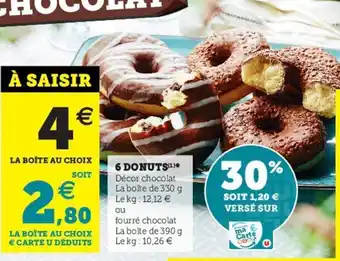 Hyper U 6 Donuts offre