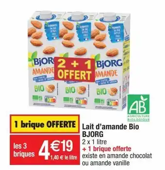 Lait d'amande bjorg