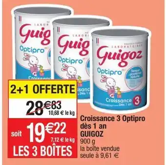 Migros Lait de croissance offre