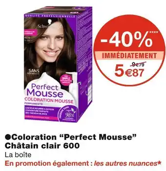 Monoprix Perfect mousse coloration châtain clair 600 offre