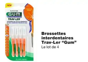 Monoprix Gum bon plan sur les brossettes interdentaires trav-ler “gum” offre