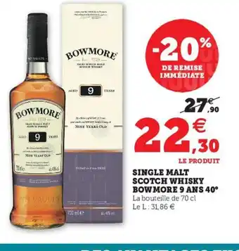 Hyper U Single Malt Scotch Whisky offre