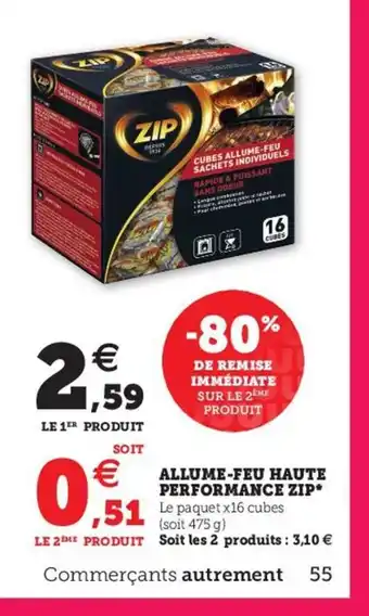 Hyper U Allume-Feu Haute offre