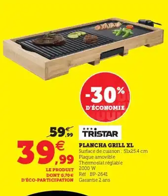 Hyper U Plancha Grill XL offre