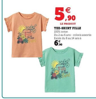 Hyper U Tee-Shirt Fille offre