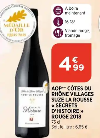 Maximarché AOP Côtes du Rhône Villages offre