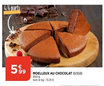 Maximarché Moelleux Au Chocolat offre