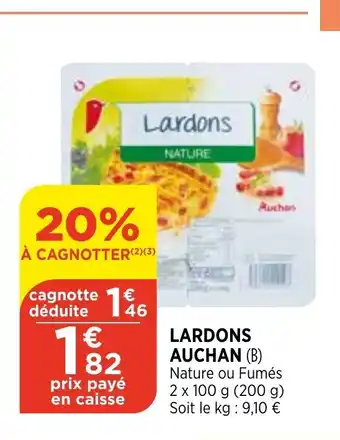 Maximarché Lardons Auchan offre