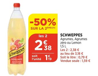 Maximarché Schweppes offre