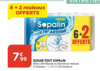 Maximarché Essuie-Tout Sopalin offre