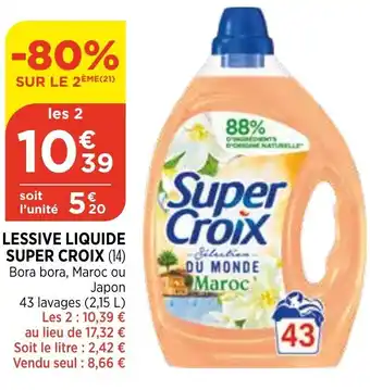 Maximarché Lessive Liquide offre