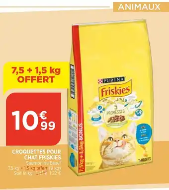 Maximarché Croquettes Pour Chat Friskies offre