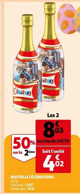 Auchan Bouteille celebrations offre