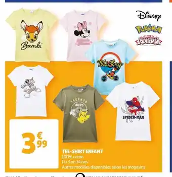 Auchan T-shirt enfant offre