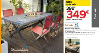 Proloisirs mobilier ceram et thema