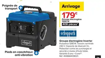 Scheppach groupe électrogène inverter