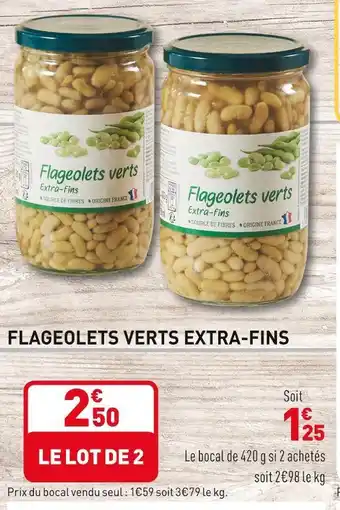 Grand Frais Flageolets verts extra-fins offre