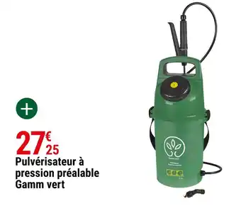 Gamm vert Gamm vert pulvérisateur à pression préalable offre