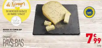 Gouda au cumin igp