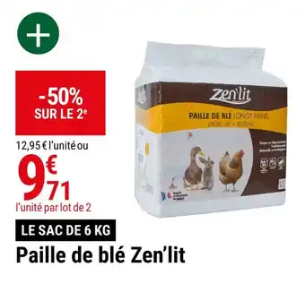 Gamm vert Zen'lit paille de blé offre