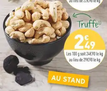 Grand Frais Noix de cajou truffe offre