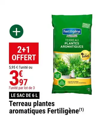 Fertiligène terreau plantes aromatiques