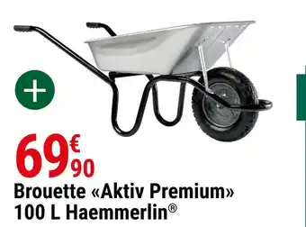 Gamm vert Haemmerlin brouette "aktiv premium" 100 l offre