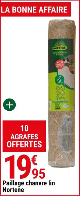 Gamm vert Nortene paillage chanvre lin offre