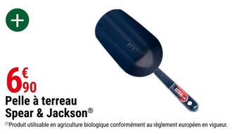 Gamm vert Spear & jackson pelle à terreau offre