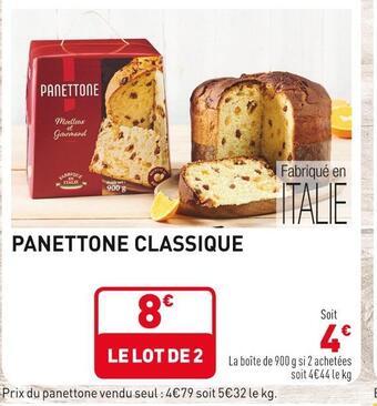 Grand Frais Panettone classique offre
