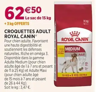 Royal canin croquettes adult
