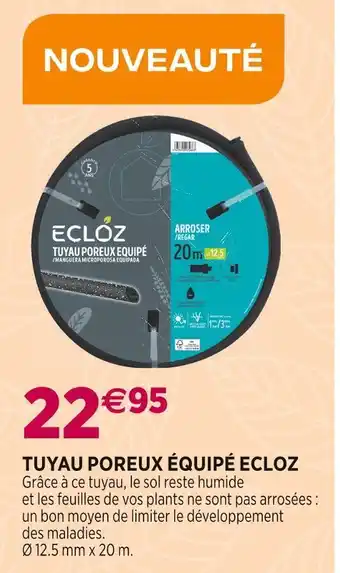 Delbard Ecloz tuyau poreux équipé offre