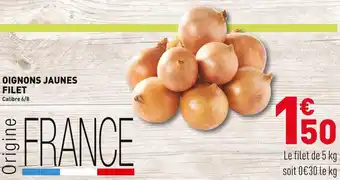 Grand Frais Oignons jaunes filet offre
