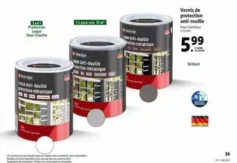 Lidl Vernis De Protection Anti-rouille offre