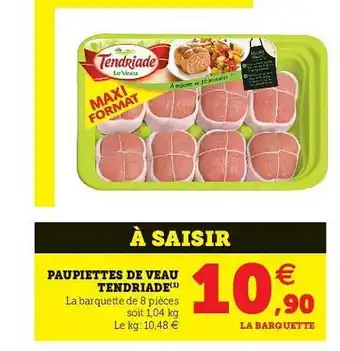 Paupiettes De Veau Tendriade