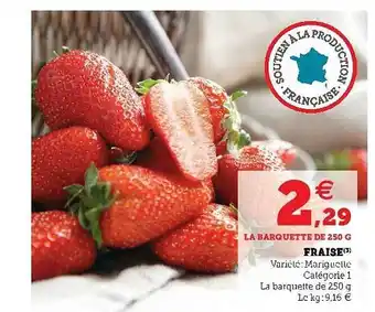 U Express Fraise offre