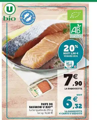 U Express Pave De Saumon U Bio offre