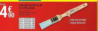 Brico Dépôt Pinceau Extra Plat Fillpro Aqua offre