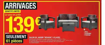 Brico Dépôt Salon De Jardin offre