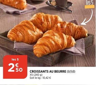 Bi1 Croissants au beurre offre