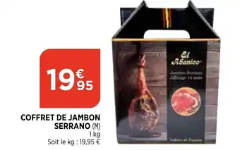 Bi1 Coffret de jambon serrano offre