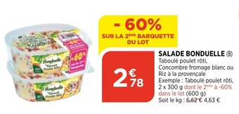 Bi1 Salade bonduelle offre