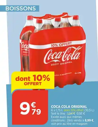 Bi1 Coca cola original offre