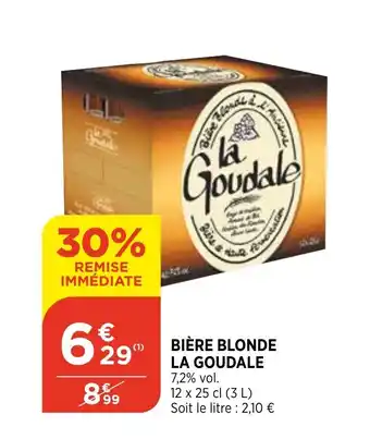 Bi1 Bière blonde la goudale offre